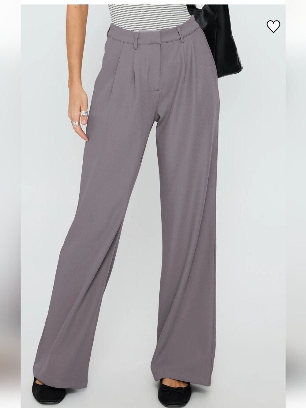 Princess Polly Ambient Wide-Leg Pants in Grey NWT Size 6
